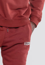 Oversize Bisiklet Yaka Eşofman Takımı - Üç İplik