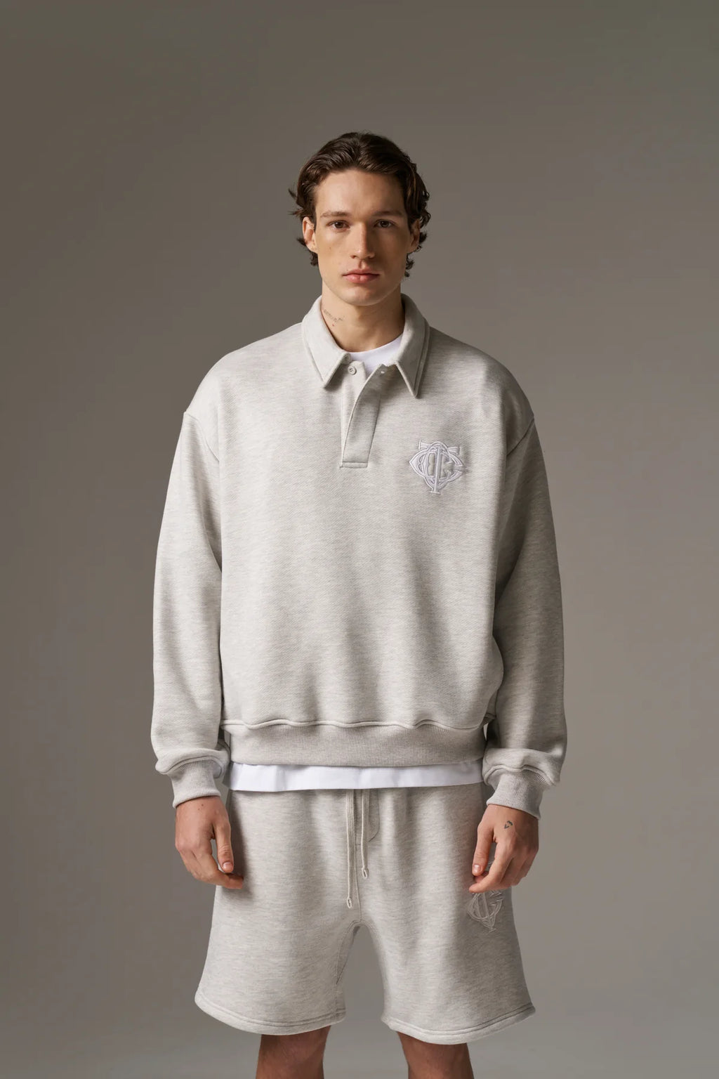 Polo Yaka Sweatshirt - Relax Fit