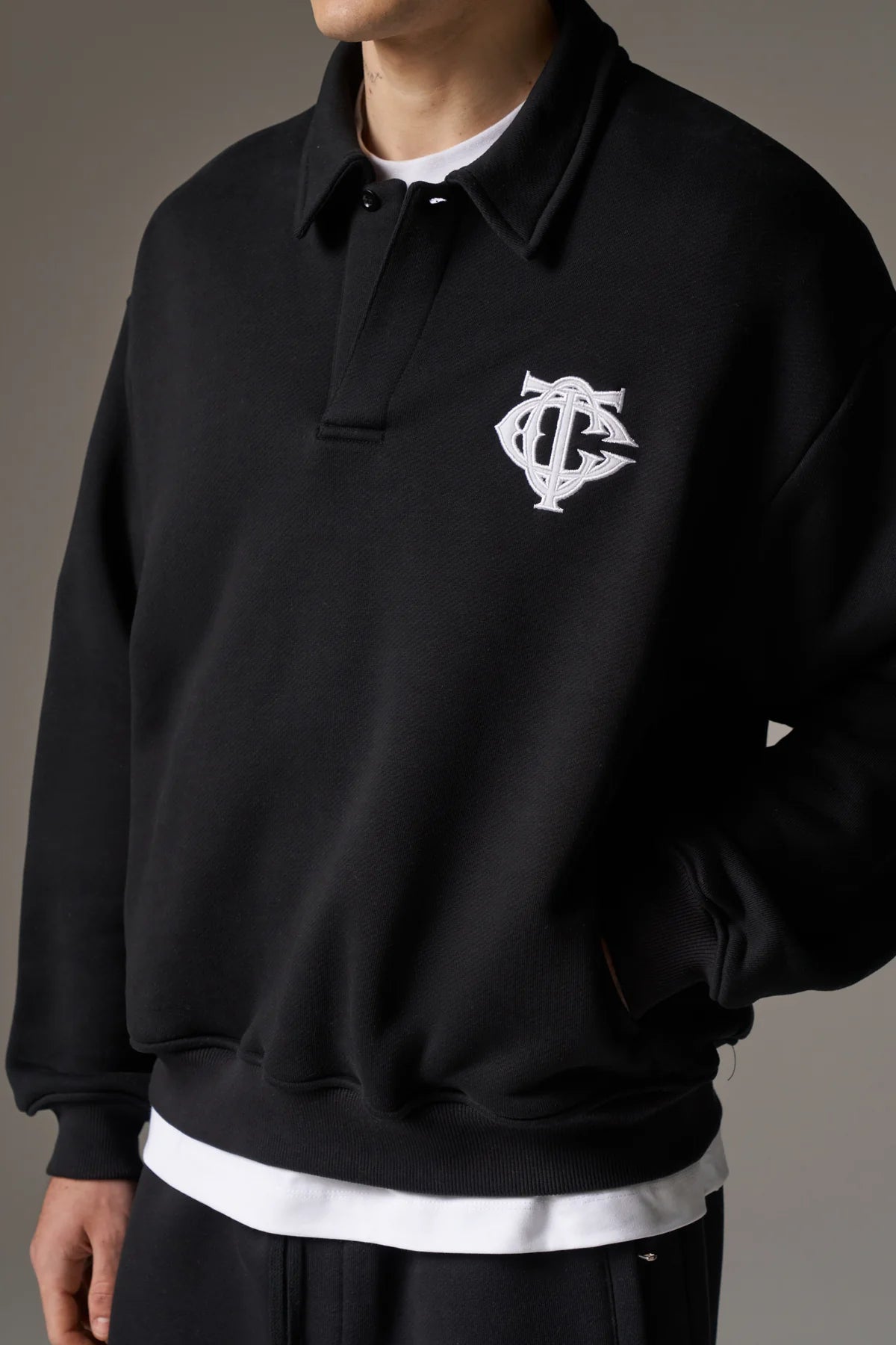 Polo Yaka Sweatshirt - Relax Fit