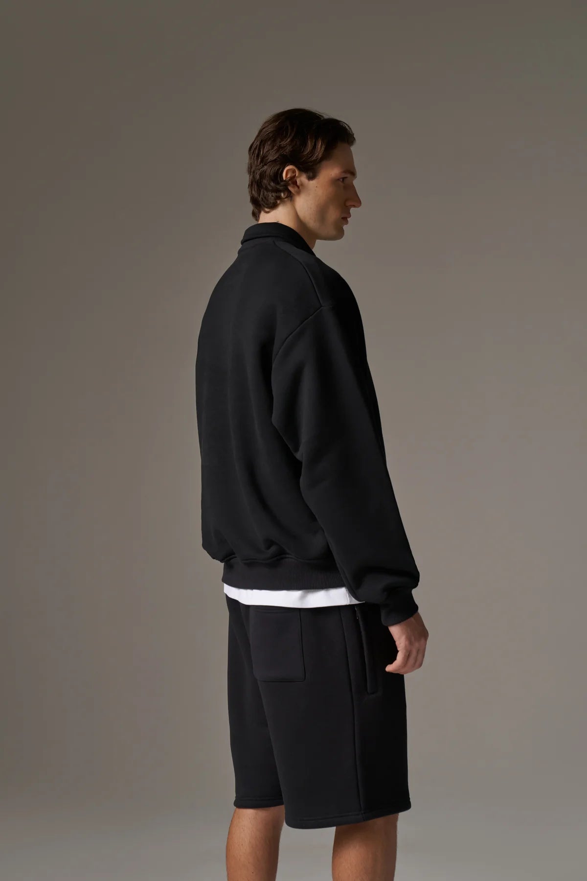 Polo Yaka Sweatshirt - Relax Fit